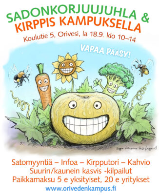 Sadonkorjuujuhla Oriveden Kampus